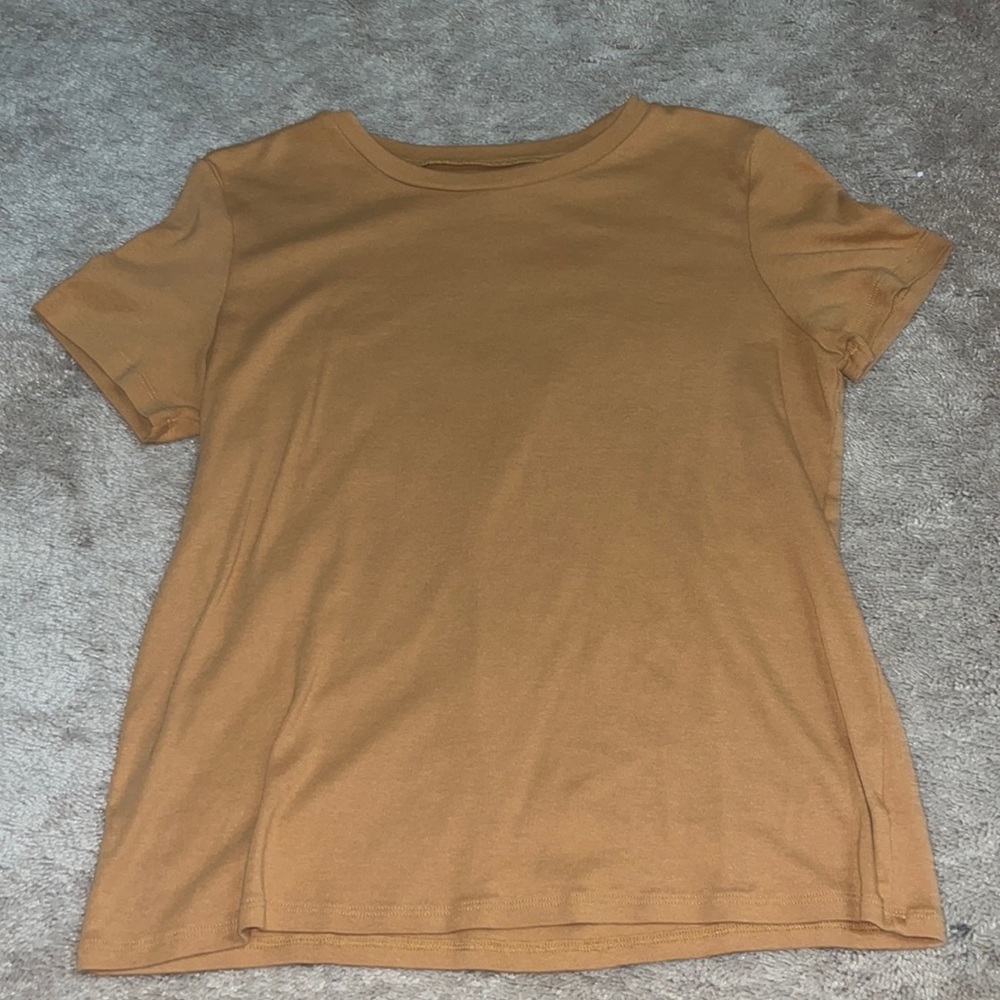 Mustard crop top